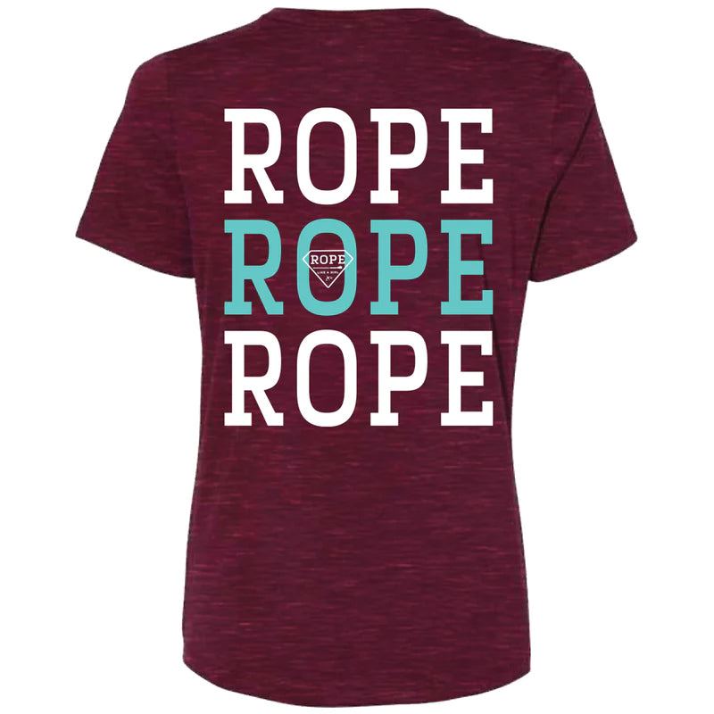 Shirt Women’s Hooey Rope Rope Crew Neck PT1676MA