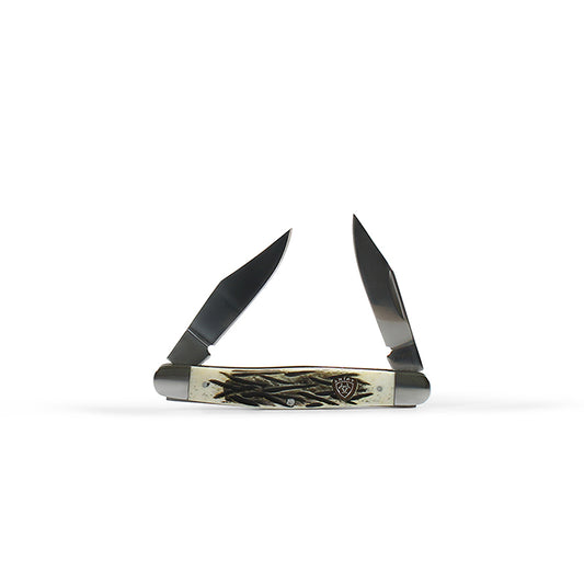 Accessories Knifes Ariat 4’’ Burnished Natural Bone Handle A710010708