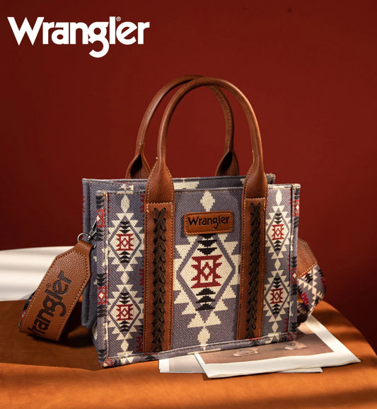 Purses Wrangler Lavender Allover Aztec WG2203-8120SLV
