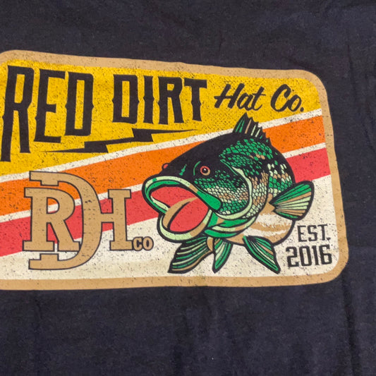 Shirts tee Red Dirt Lightning Bass RDHC143