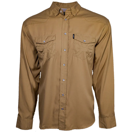 Shirt Men’s Hooey Sol Tigers Eye Long Sleeve HT1662TN