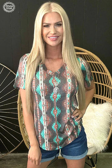 Shirts Women’s V Neck Tee Congo Rain Top S3045