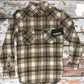 Outerwear Men’s Hooey Flannel with Pearl Snaps HF1002BKTN