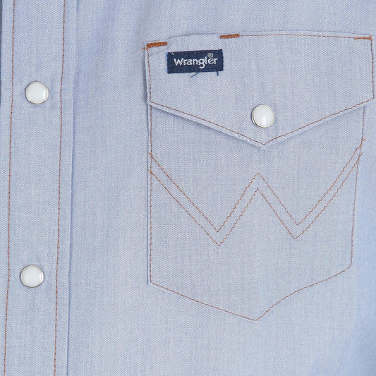 Shirts Mens Wrangler 1070130MW Chambray