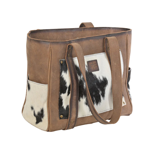 Purses STS Ranchwear Cowhide Trinity Tote STS30804
