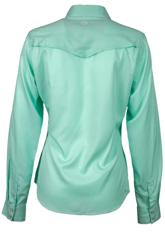 Shirt Women’s Hooey Sol Sea Foam Long Sleeve HT1613TL
