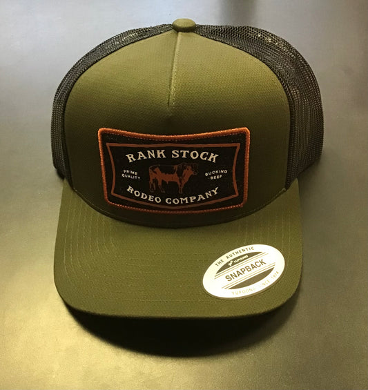 Ball Caps Hooey Rank Stock Trucker 2361T-OLBK