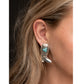 Earrings silver Cowboy boot post E785