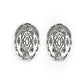 Jewelry Earrings Silver Stamped Post E824