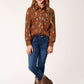 Shirts Girls Long Sleeve Cowskull Print 03-080-0590-6103