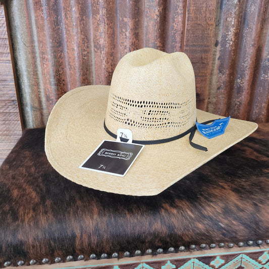 Straw Hats Rodeo King Burlap Bangora
