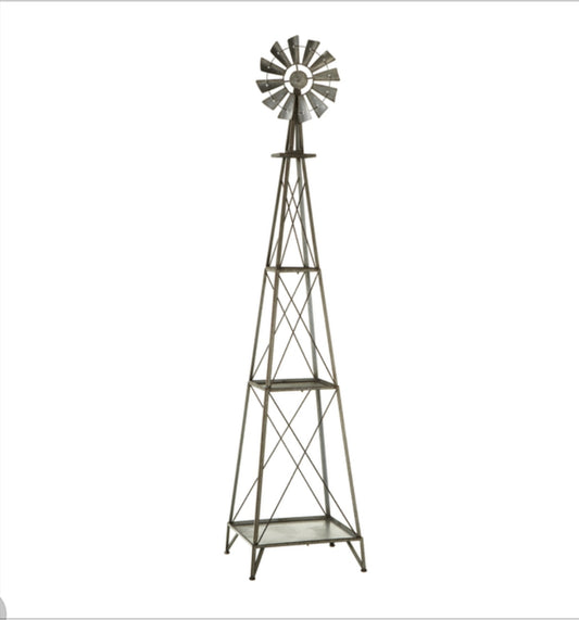 Giftware Galvanized Windmill Shelf