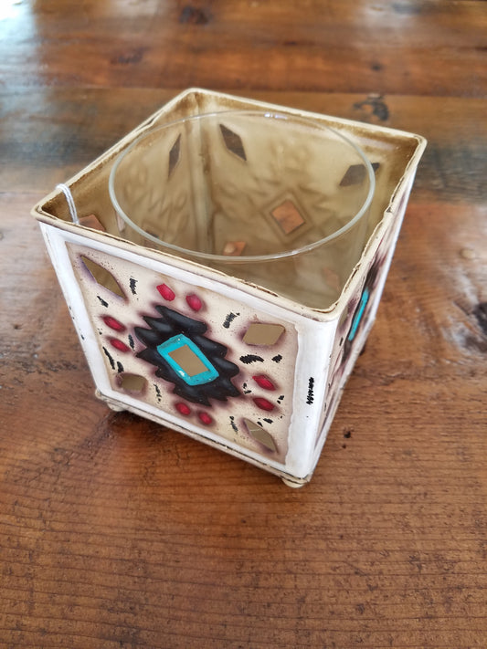 Giftware Aztec candle holder