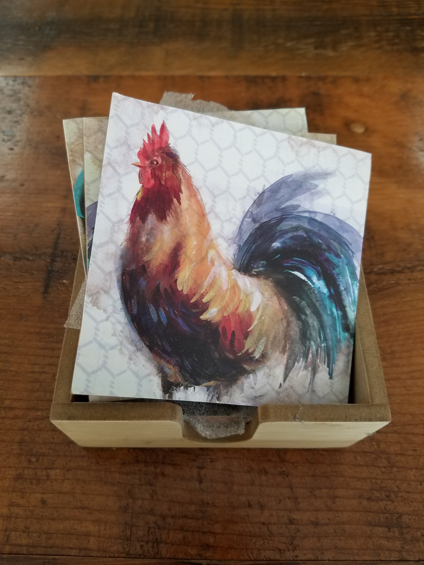 Giftware rooster coasters