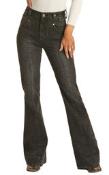 Women’s Jeans Rock and Roll Black Trouser RRWD5HRZQL