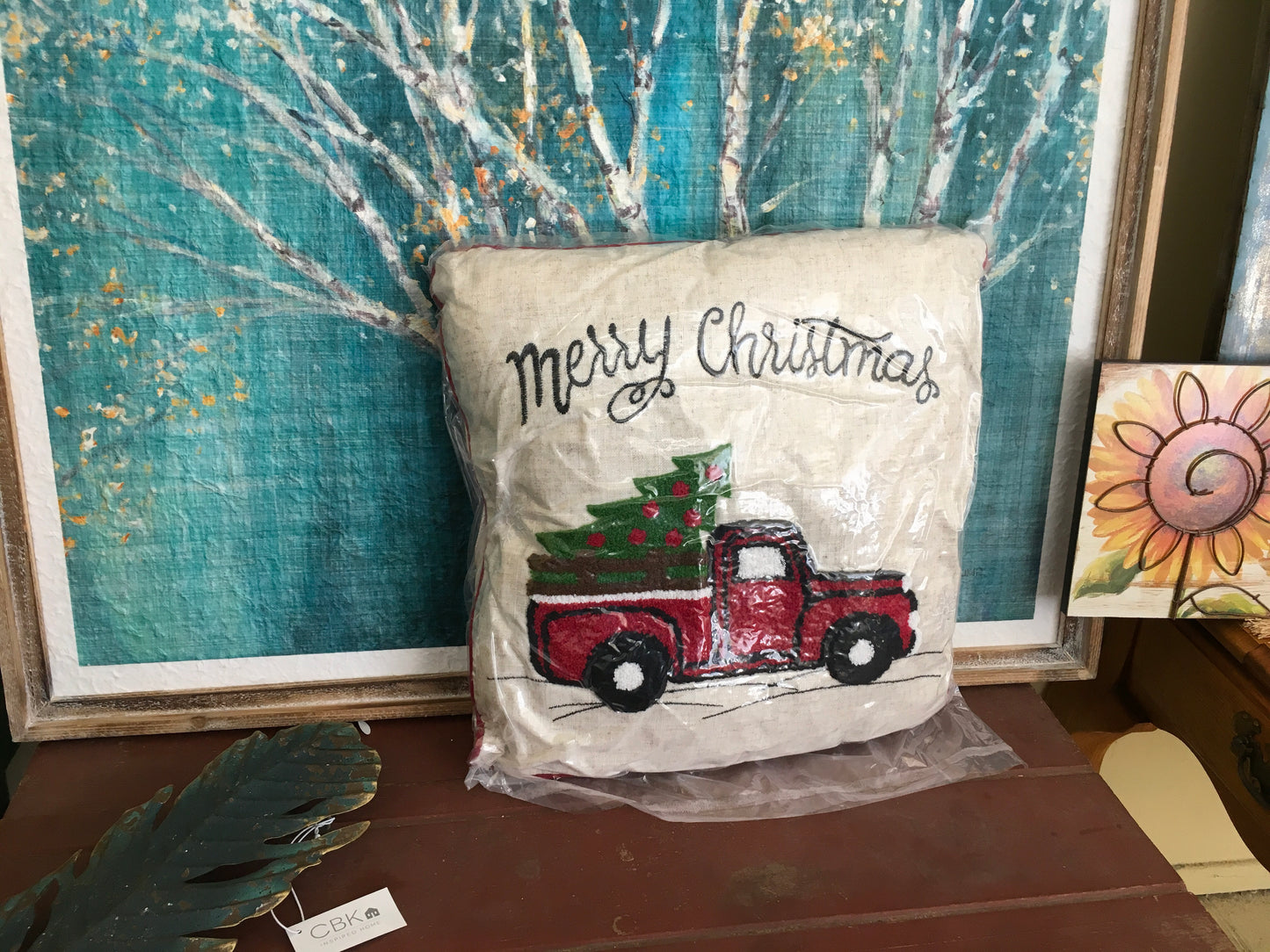 Giftware Christmas home decor,16”SQ Santas Ride.EX21441