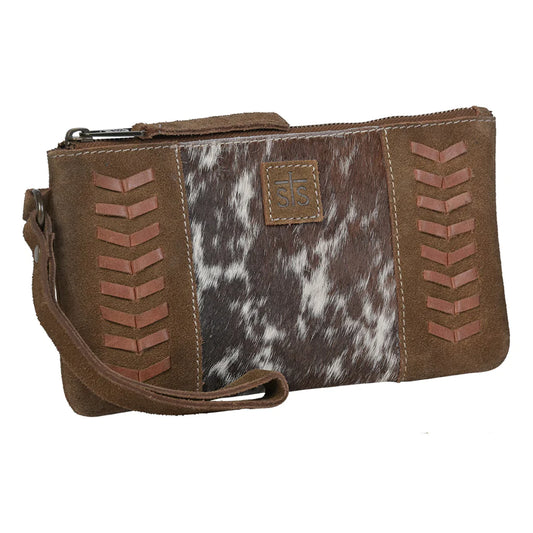 Purses Wallets STS Ranchwear Cowhide Saddle Tramp Wristlet