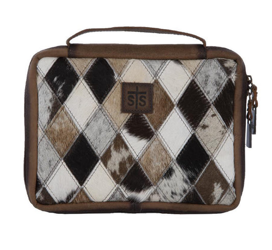 Purses Bible Cover STS Diamond Bible Cover Cowhide STS37141