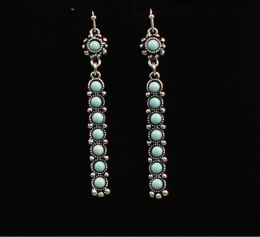 Jewelry turquoise earrings 29120