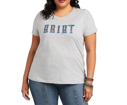 Sale No Return Shirts Women’s Ariat Tee Heather Grey 10039530