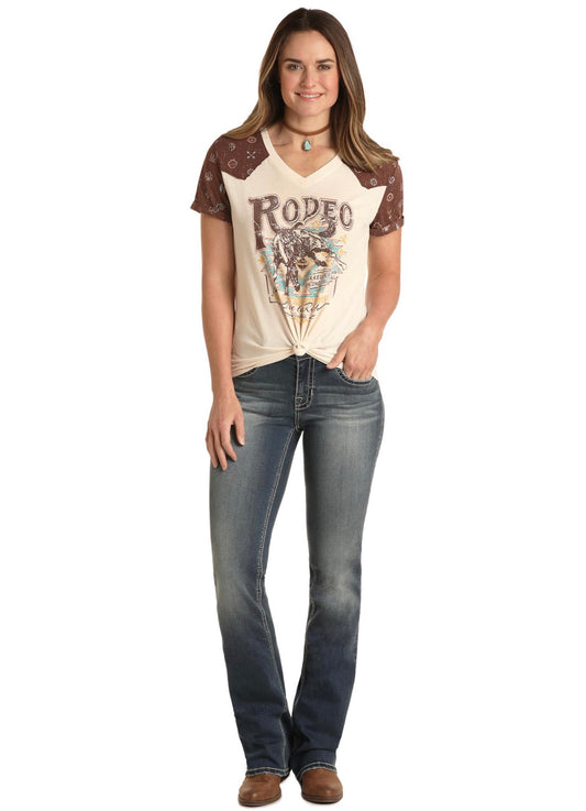 Shirts Women’s Ivory Rodeo Graphic Tee WLWT21RZIW