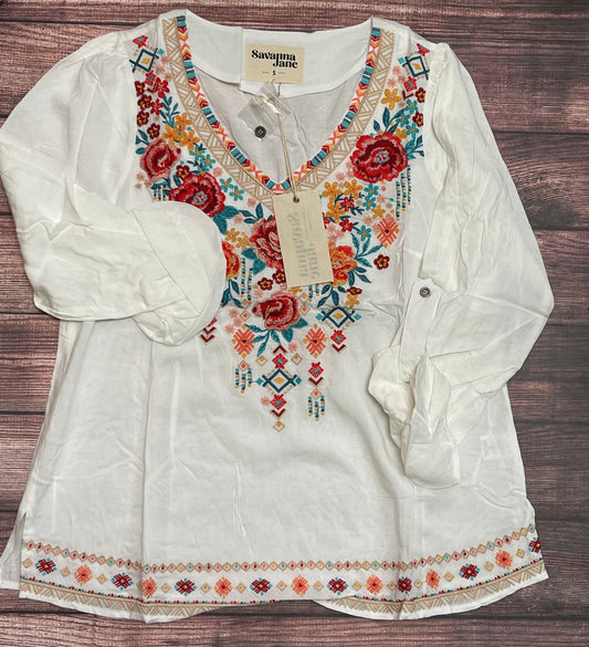 Shirts Women’s Ivory Floral T10021