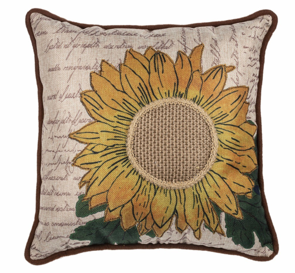 Giftware Pillow Fall - Sunflower ER66533