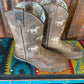Kids Boots Smoky Mountain Rancher Brown Oil Distress 3882C