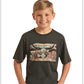 Shirts Kid’s T-Shirt Black Dale Brisby Sunglasses Cow Skull Pow Pow
