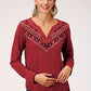 Shirts Women’s Long Sleeve Tee Embroidery 03-038-0513-7055