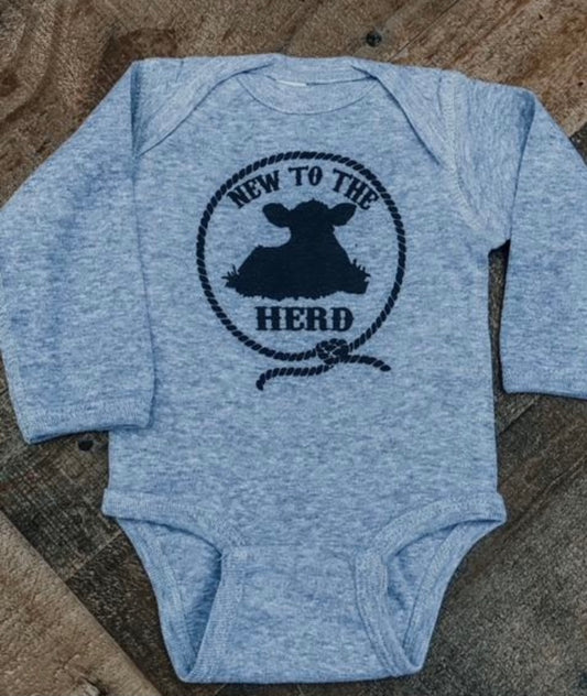 New to the Herd baby shirts Kids Western Tee K1023