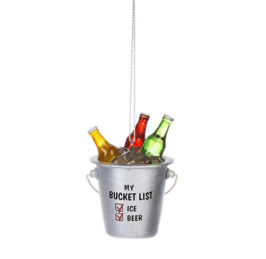 Giftware Christmas ornament Beer "Bucket List" Ornament 162474