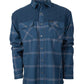 Shirts Men’s Logan Shirt Blue Plaid STS8215 , 8215; (KDLE-ED)