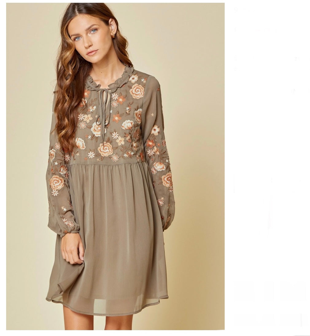 Women’s dresses olive 94650