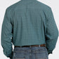 Shirts Men’s Cinch Long Sleeve Button Down  MTW1105365 Turquoise Geo.