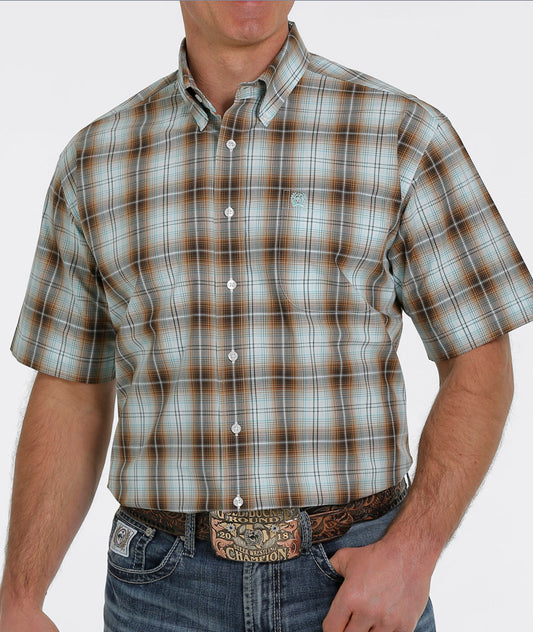 Shirts Men’s Cinch Short Sleeve Button Up MTW1111398