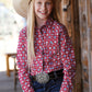 Shirts Kid’s Girls Long Sleeve Snap Multi-Pink CTW3230034
