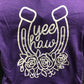Shirts Kid’s Purple Yee Haw Horseshoe Tee Shirt