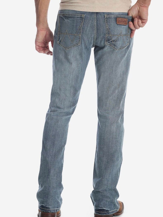Jeans Men’s Wrangler Retro Slim Fit Bootcut Jean Med Wash— 77MWZGL