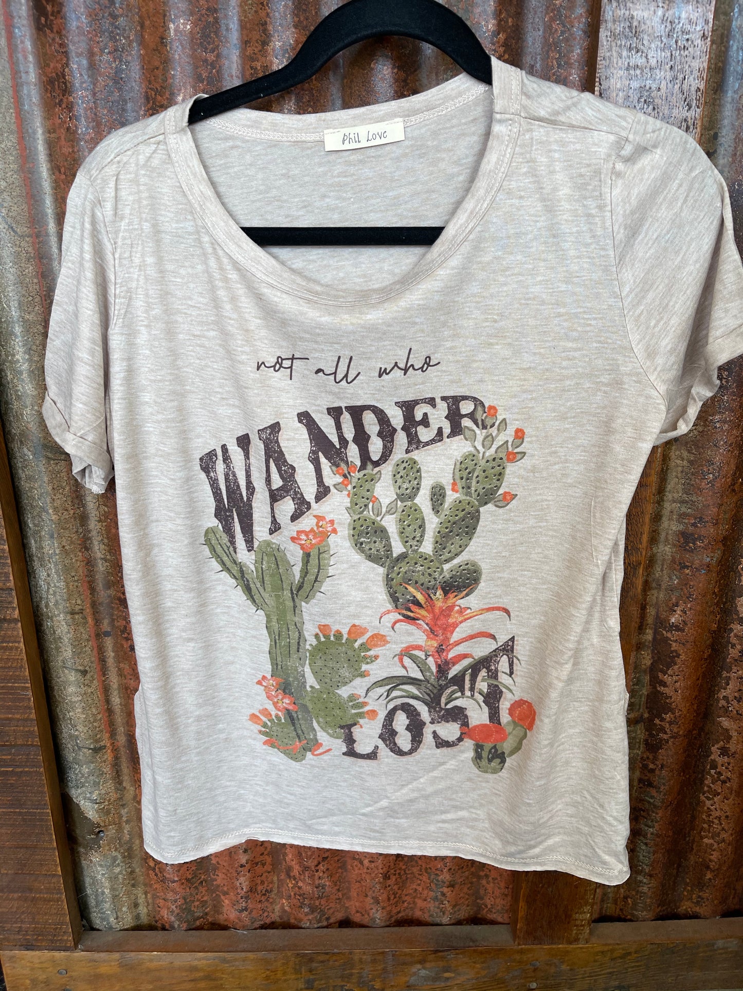 Shirts Women’s Tee Shirt Not All Who Wander T647BG9458