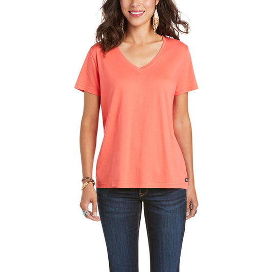 Shirts Women’s Ariat Basic T-Shirt — Coral 10035205