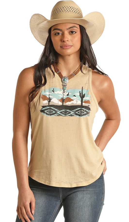 Shirt Women’s Rock&Roll Scenery Tank RRWT20R0YU