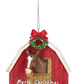 Christmas Ornament Chicken Horse Pig Farm MX184192