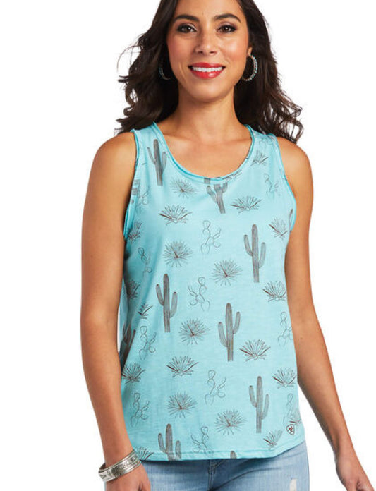 Shirts Women’s Ariat Cactus Desert Slvls Tank 10040530