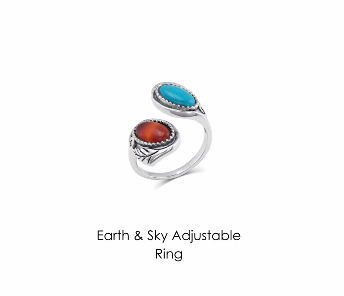 Earth & Sky Adjustable Ring jewelry RG4738
