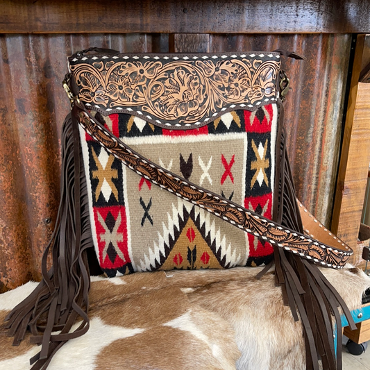 Purses American Darling Saddle Blanket Cross Body ADBGA153A