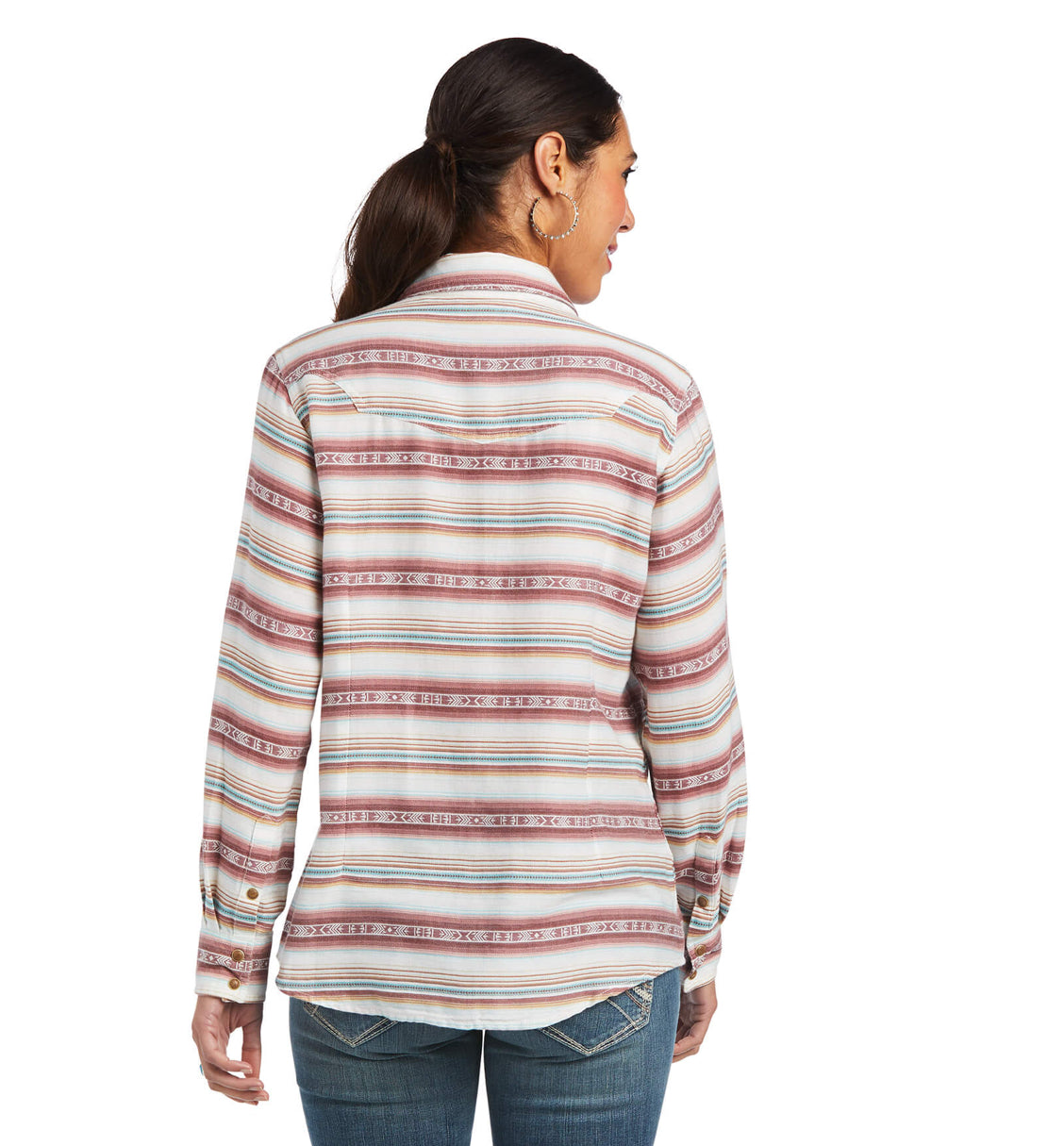 Shirts Women’s Ariat REAL Rosewood Long Sleeve 10040626