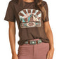 Shirts Women’s Rock&Roll Graphic Tee Brown RRWT21R04Y