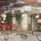 Home Decor Christmas Snow Man Jar Sing