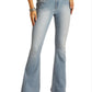 Jeans Women’s Light Wash High Rise Flare Jeans WHN9770